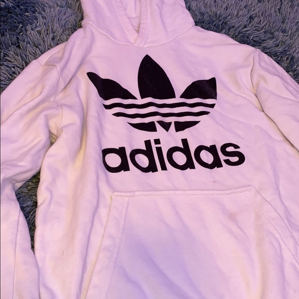 White adidas hoodie